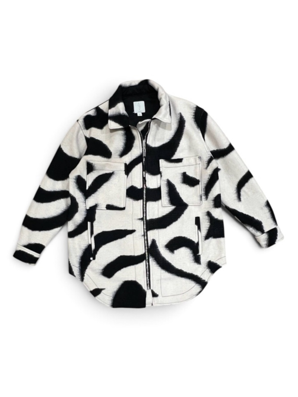 Joie Zebra Print Short Jacket Size Medium